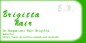 brigitta mair business card